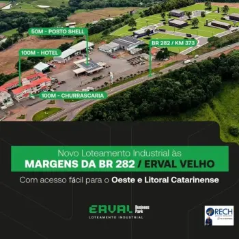 Imagem do anúnio: Vendo terreno / lote / condomínio em Erval Velho , Santa Catarina no bairro BR 282