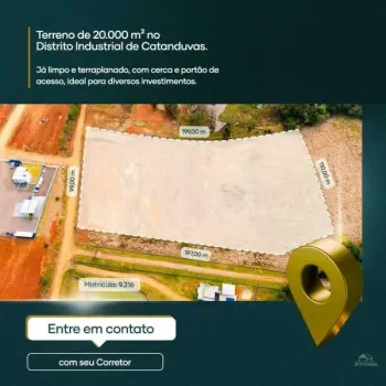 Imagem do anúnio: Vendo terreno / lote / condomínio em Catanduvas , Santa Catarina no bairro Distrito Industrial