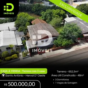 Imagem do anúnio: Vendo casa em Herval D'Oeste , Santa Catarina no bairro Santo Antônio