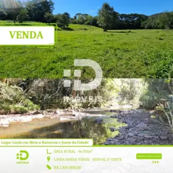 Imagem do anúnio: Vendo fazenda / sítio / chácara em Herval D'Oeste , Santa Catarina no bairro Linha Barra Verde