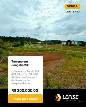 Imagem do anúnio: Vendo terreno / lote / condomínio em Joaçaba , Santa Catarina no bairro Flor da Serra