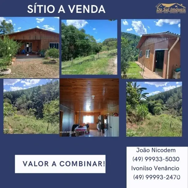 Imagem do anúnio: Vendo fazenda / sítio / chácara em Ipumirim , Santa Catarina no bairro Interior